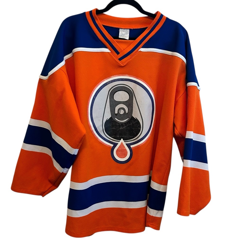 Edmonton Oilers Vintage Style Hockey Jersey Size Large